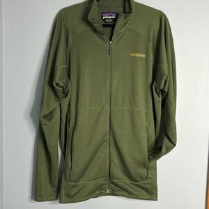 Patagonia R1 Fleece Jacket Men’s XL Green Full Zip